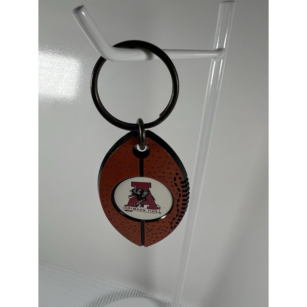 The Alabama Crimson Tide Football 1980's Plastic Key Chain 80's Mascot Logo